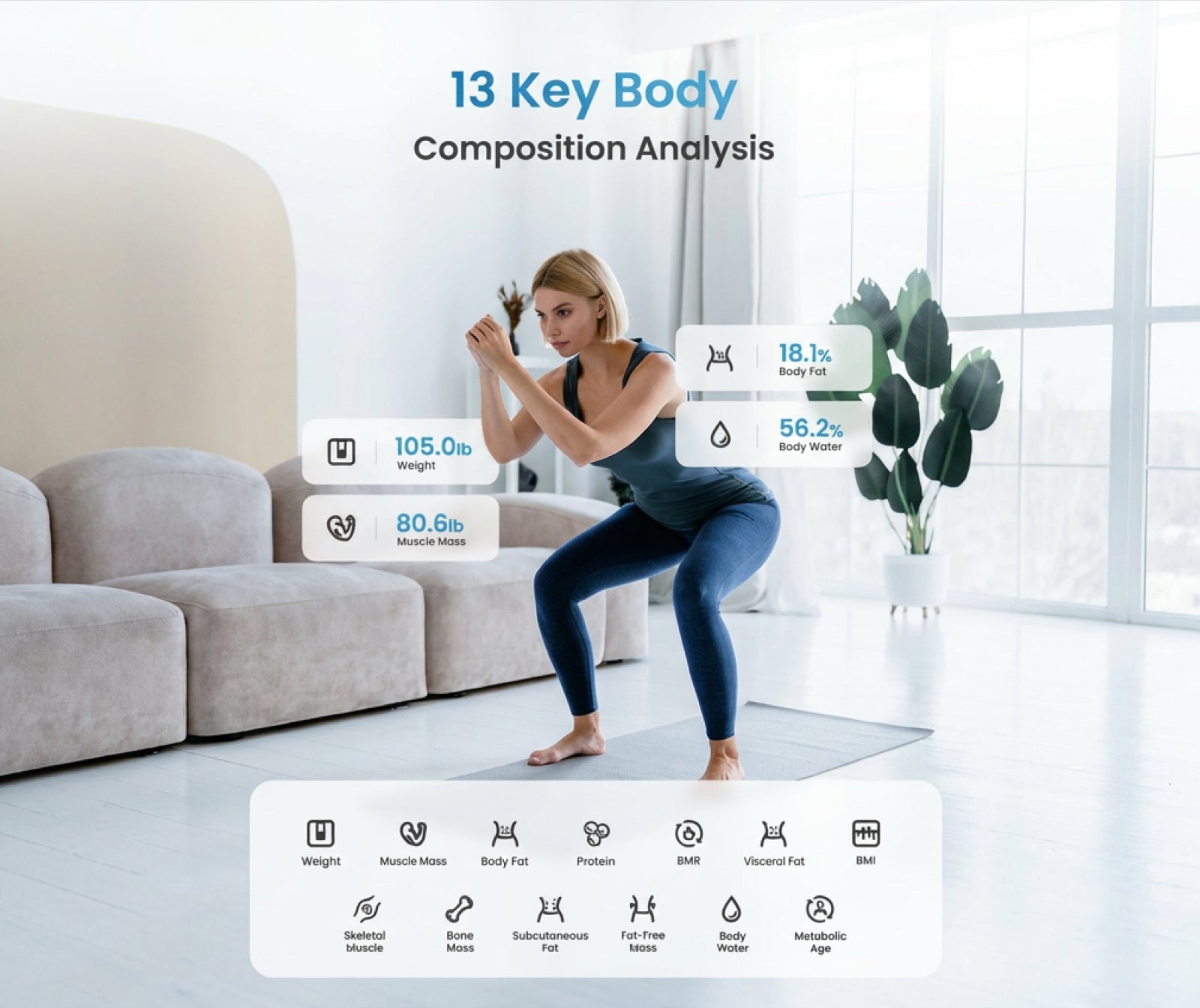 Smart Body Fat Scale - Basic
