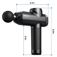 An image of the recovery-focused RENPHO Power Massage Gun with a ball for wellness and fitness.